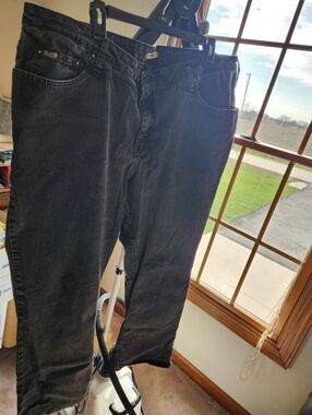 Grey Black Bootcut Lee Jeans